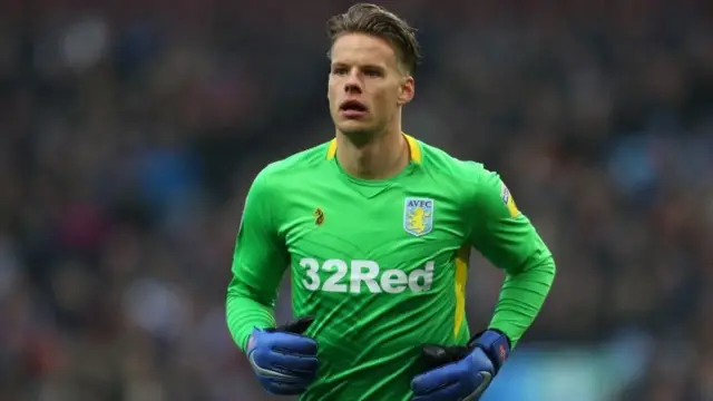 Orjan Nyland of Aston Villa