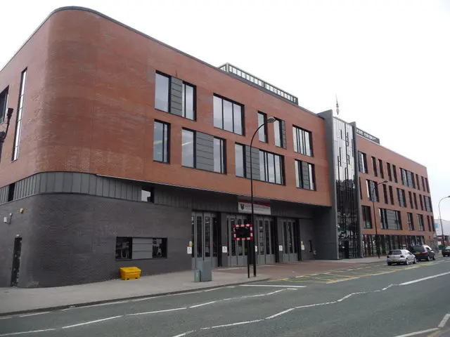 Fire station on Eyre Street in Sheffield