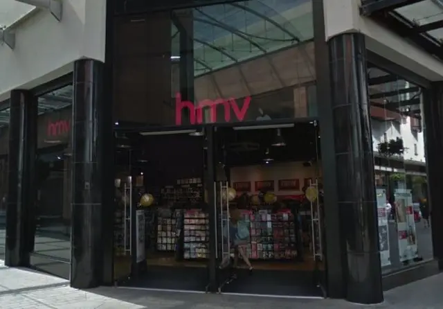 HMV store in Exeter