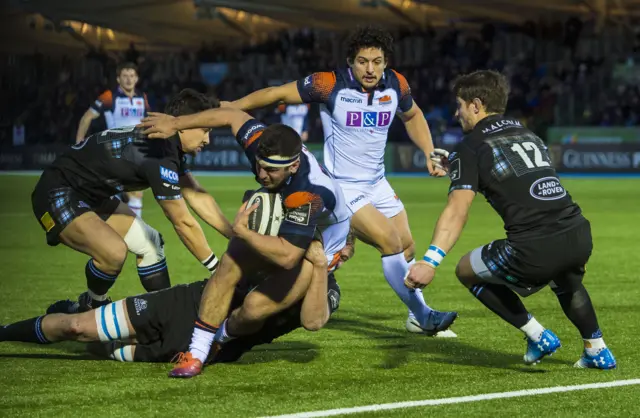 Stuart McInally scored the game's only try