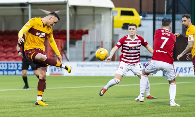 Tom Aldred levelled for Motherwell