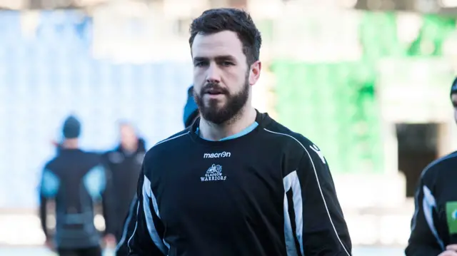 Alex Dunbar has not played for Glasgow since October