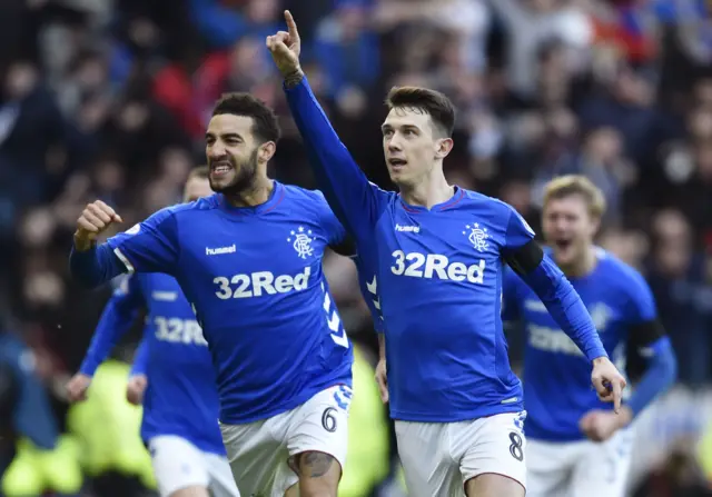 Ryan jack celebrates