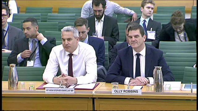 Stephen Barclay and Olly Robbins