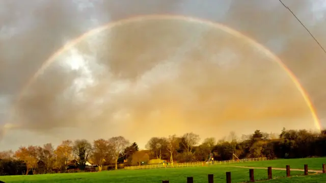 Rainbow in Leicester