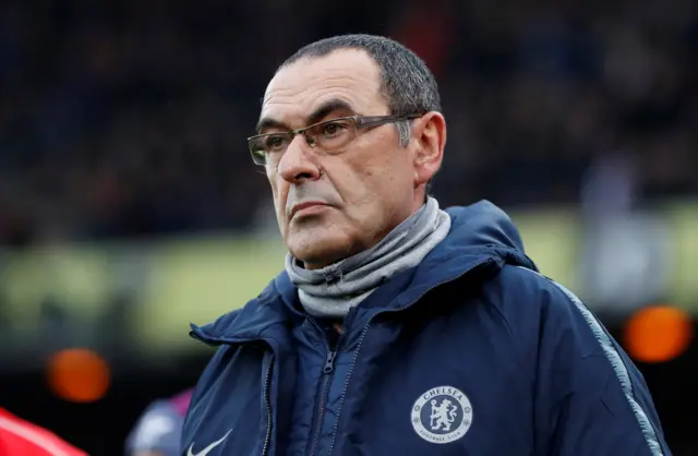 Chelsea manager Maurizio Sarri