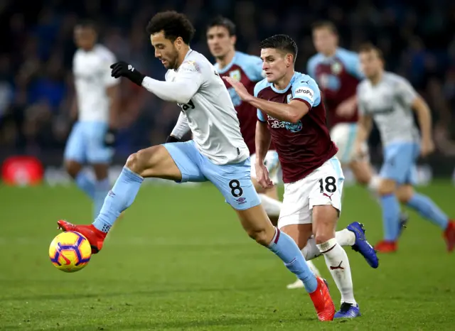 Felipe Anderson of West Ham