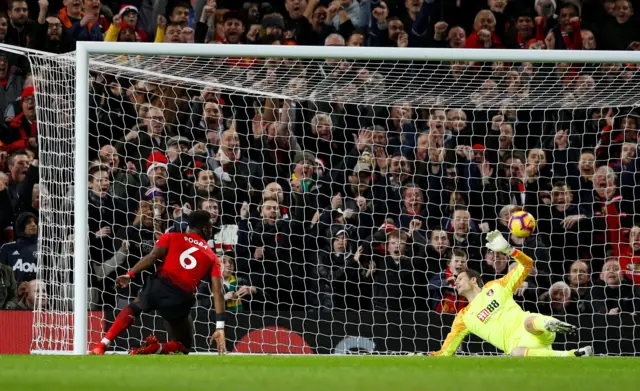 Pogba scores for Manchester United