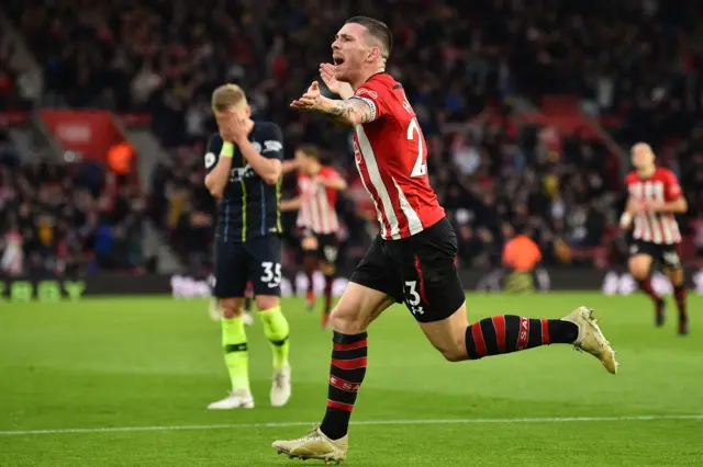 Pierre-Emile Hojbjerg celebrates