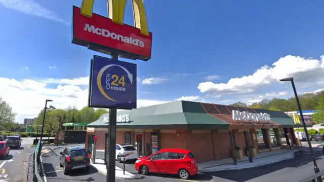 McDonald's Restaurant at Killingbeck Drive, Leeds.