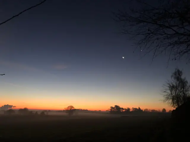 Church Broughton sunrise