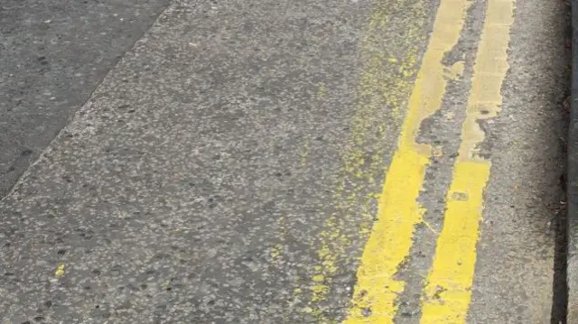 Double yellow lines