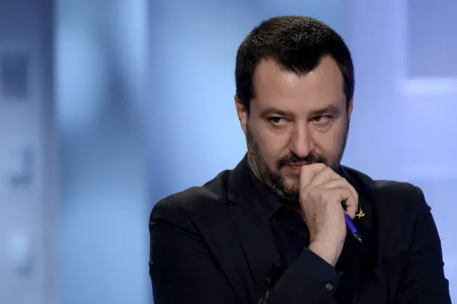 Italy's Interior Minister Matteo Salvini