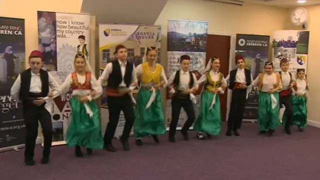 Bosnians dancing