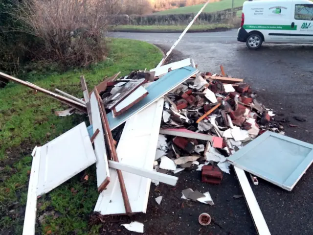 Flytipping in Holbrook