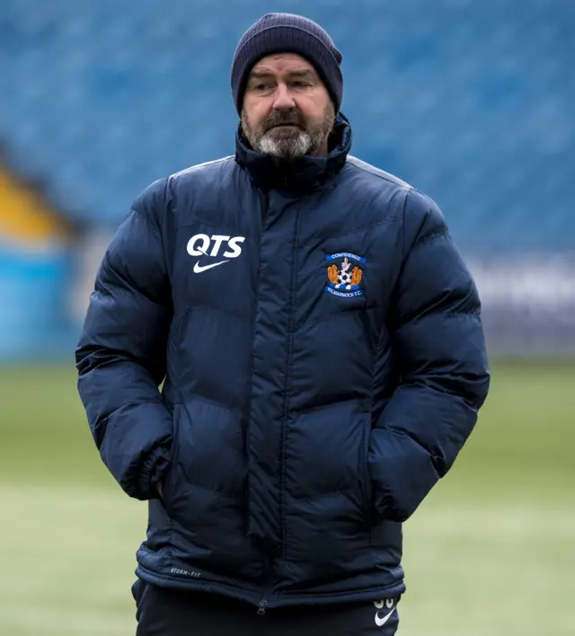 Kilmarnock boss Steve Clarke