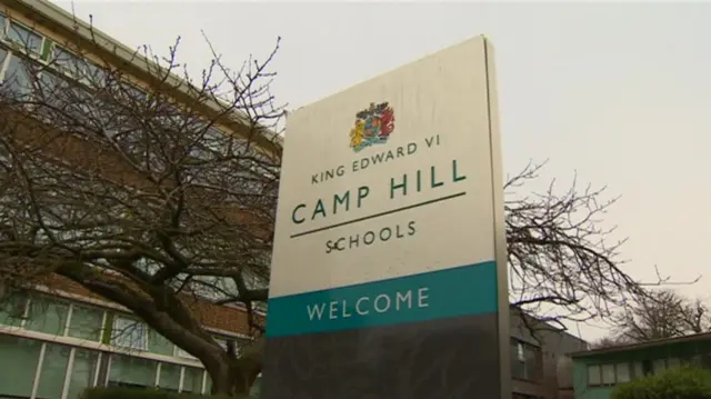 Camp Hill Schools sign