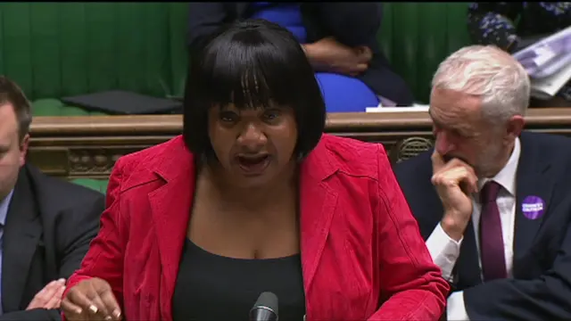 Shadow Home Secretary Diane Abbott