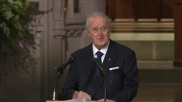 Canadian Prime Minister Brian Mulroney