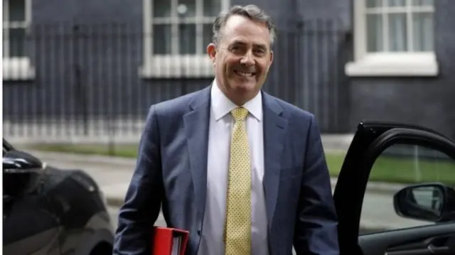 International Trade Secretary Liam Fox