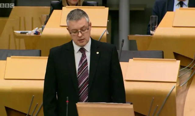 SNP MSP Stuart McMillan