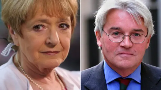 Dame Margaret Hodge MP (left) and Andrew Mitchell MP (right)