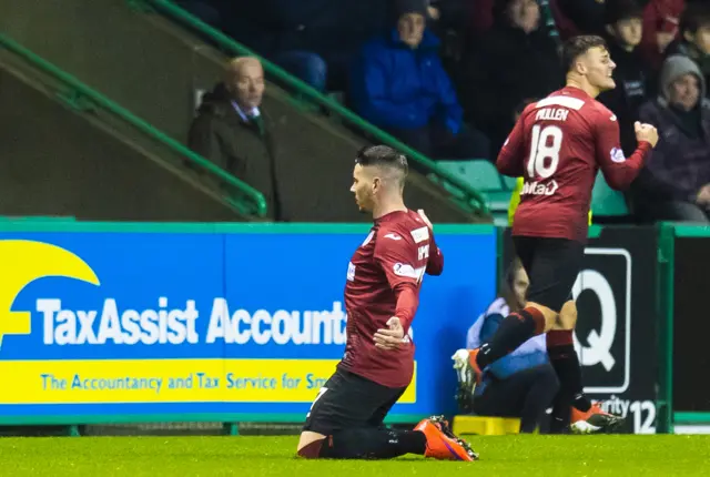 Adam Hammill celebrates