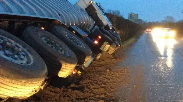 Lorry off road