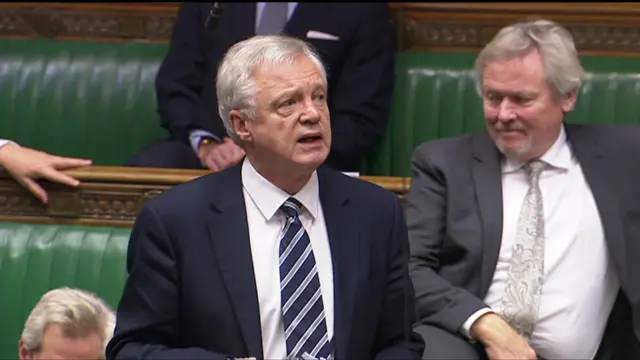 Former Brexit Secretary David Davis