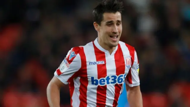 Bojan in Stoke City shirt