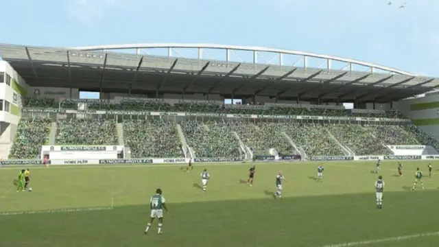 Image of new Plymouth Argyle grandstand