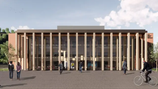 Artist's impression of how the new centre would look