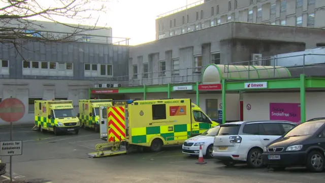 A&E department at Derriford Hospital