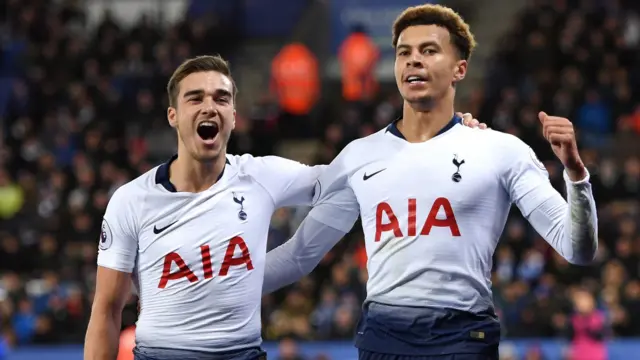 Harry Winks and Dele Alli