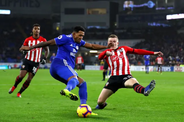 Nathaniel Mendez-Laing of Cardiff City