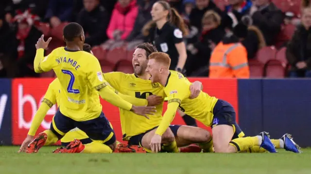 Blackburn celebrate