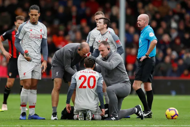 Adam Lallana injury