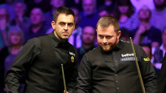 Ronnie O'Sullivan and Mark Allen