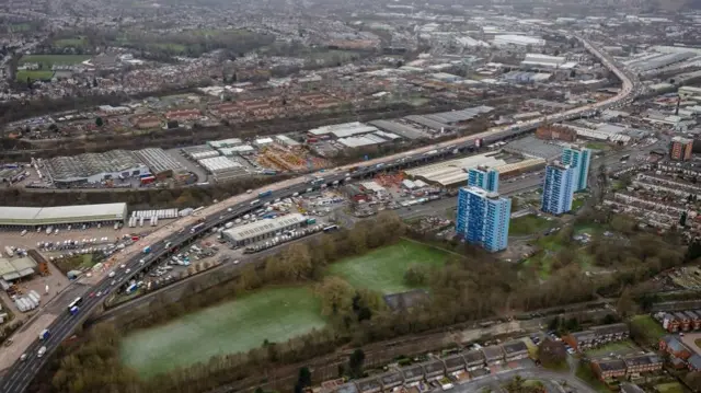 Work on Oldbury Viaduct