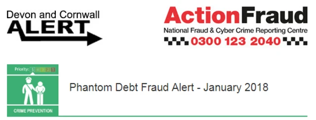 Phantom debt fraud warning