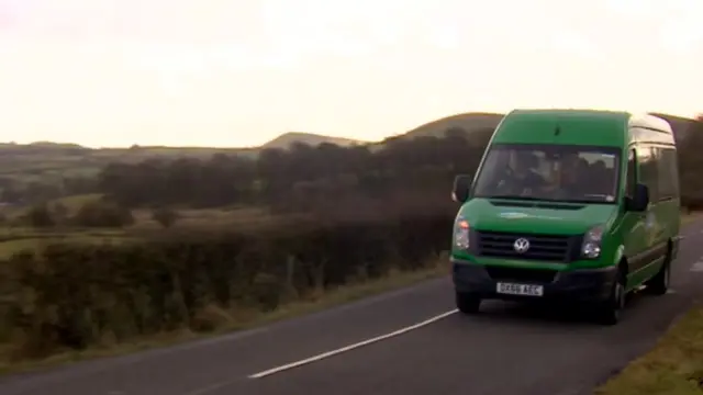 Moorlands Connect bus