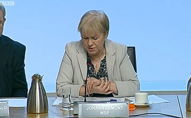 Labour MSP Johann Lamont