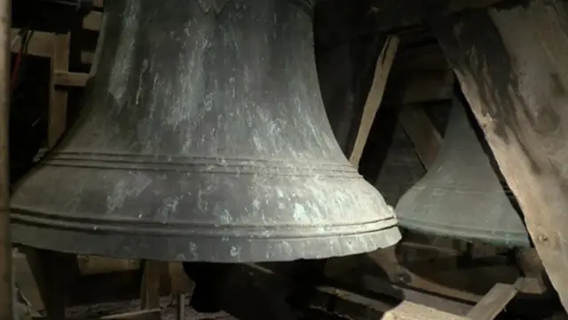 Bell of St Peter's church in Sandwich