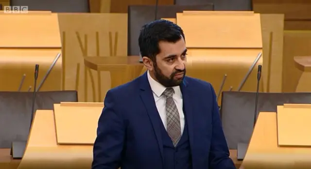 Transport Minister Humza Yousaf