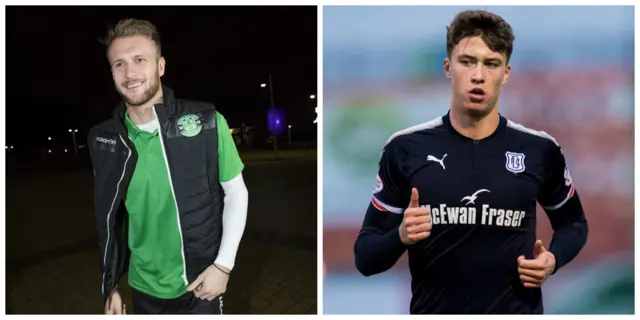 Goalkeeper Scott Bain (left) and defender Jack Hendry have signed for Celtic