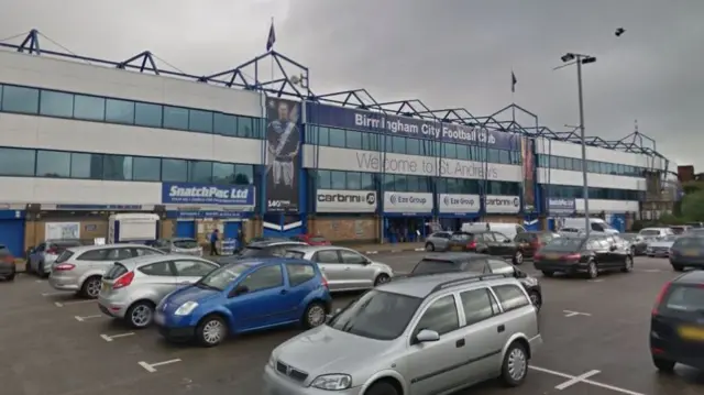 St Andrews Stadium in Birmingham