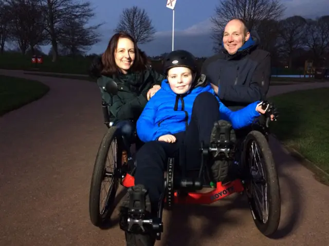 Jimmy, Jamie and Jenni Stevens