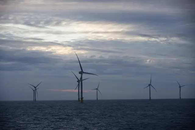 Race Bank wind turbines