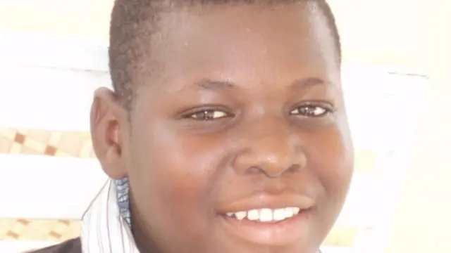 A childhood photo of Cheick