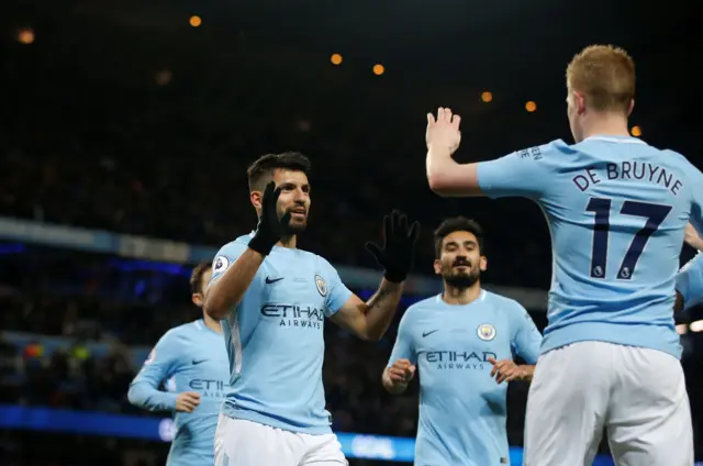 Sergio Aguero Kevin DeBruyne